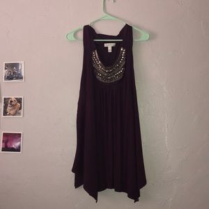 Maroon/burgundy tank top perfect for layering